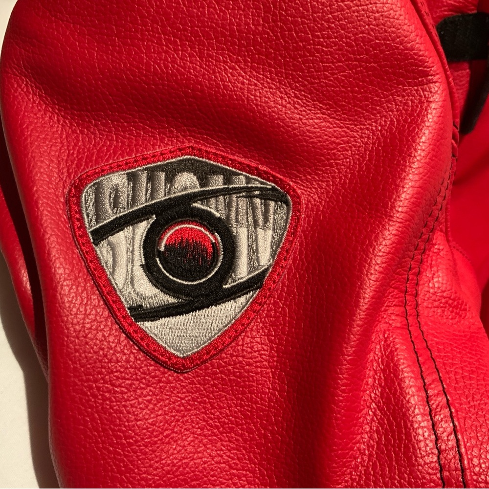 SUOMY Woman's Leather Motorcycle Jacket, Sz S, EUC - Picture 5 of 16